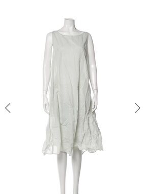 Egg Trading Light Sage Sleeveless A-Line Dress